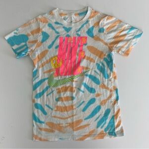 Nike Kids Tie-Dye Colorful Graphic Tee